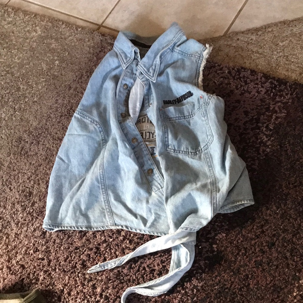 Harley Davidson Denim Vest